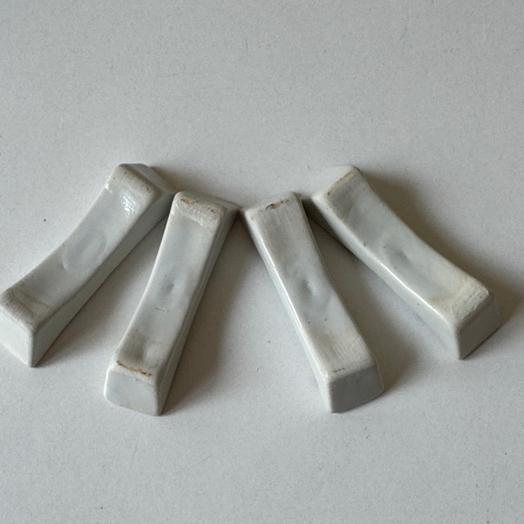 Vintage Bundles Decorative Jade Glass,Asian bowl, Chopstick Holders,Lucky Buddha - Picture 10 of 16